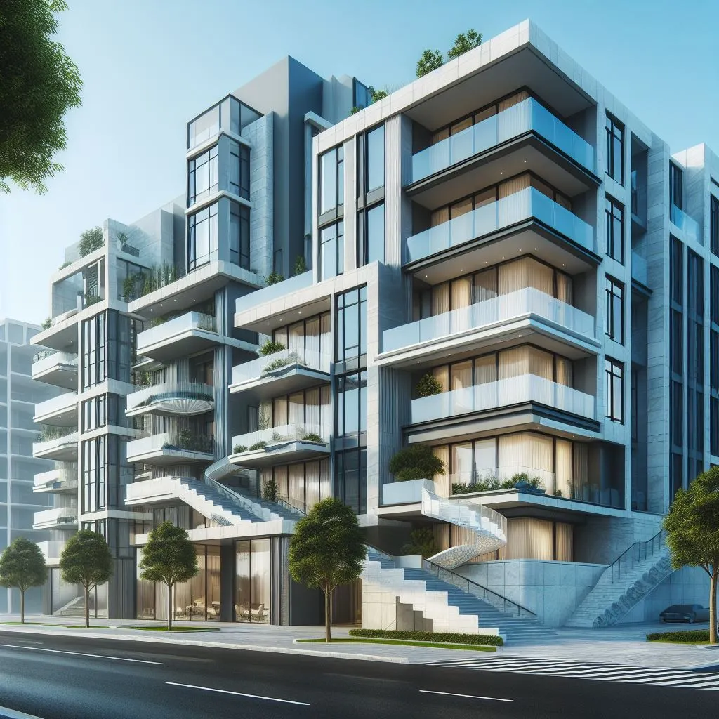 Design of building facades from the outside 2